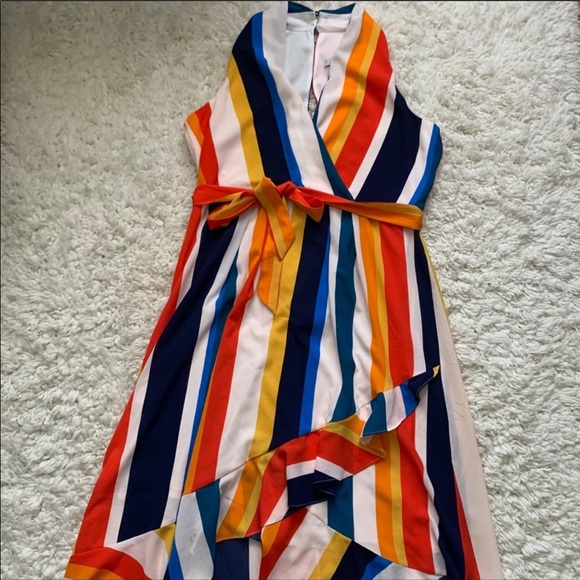 Julia Jordan Striped Dress - Picture 7 of 14